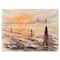 Designart - Panorama of Venice Laguna At Sunset - Nautical & Coastal Canvas Wall Art Print